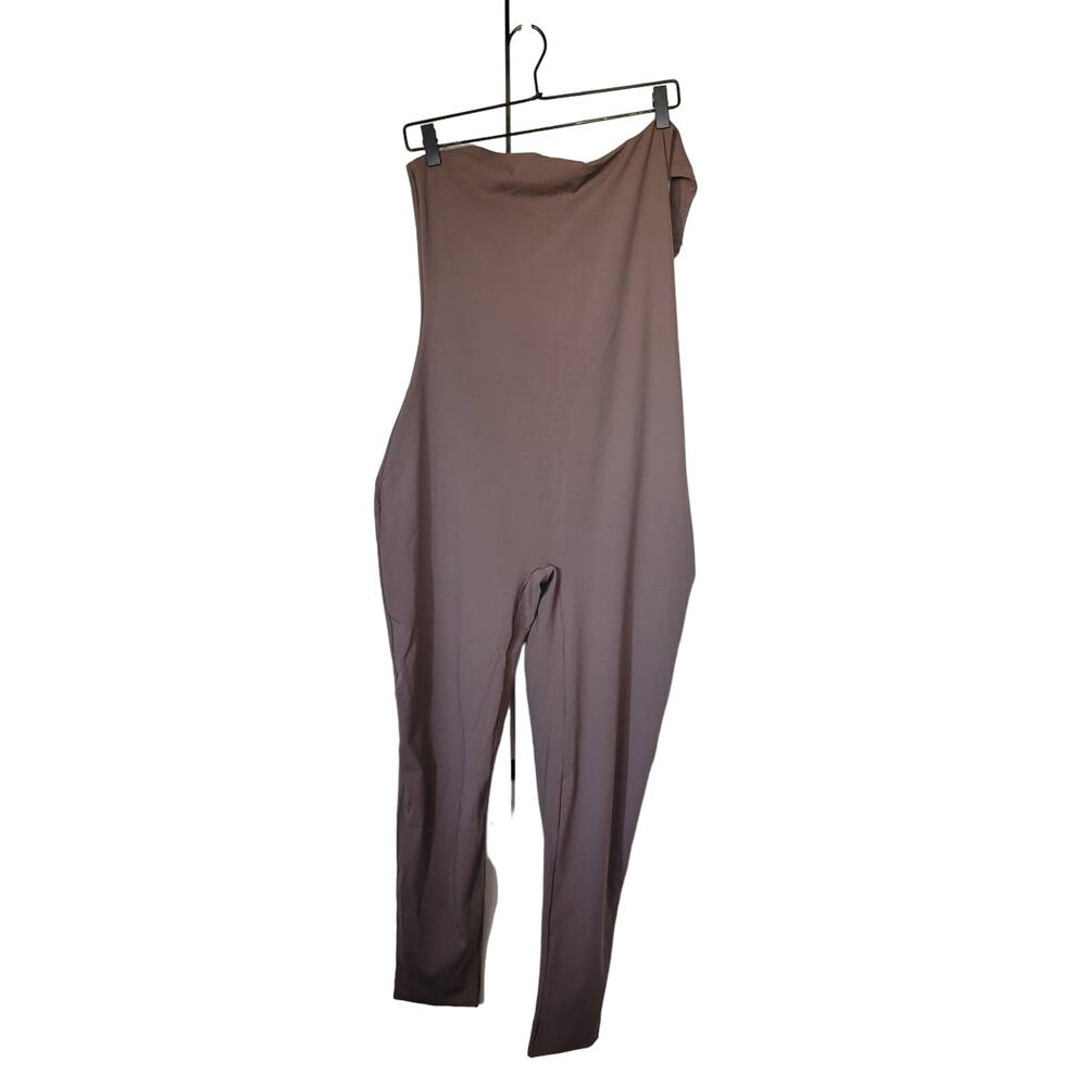 SKIMS One Shoulder Jumpsuit  Umber - Picture 2 of 8